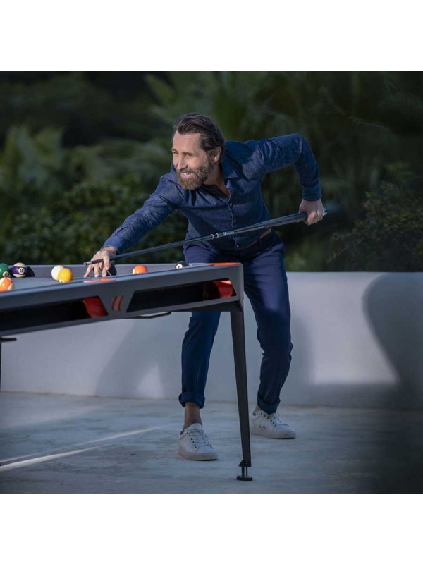 Cornilleau Hyphen biljard miza – črna z light grey podlogo