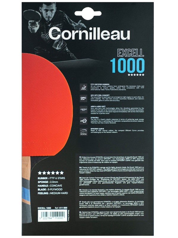 Cornilleau Excell 1000 table tennis racket