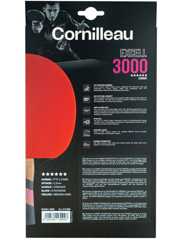 Cornilleau Excell 3000 table tennis racket