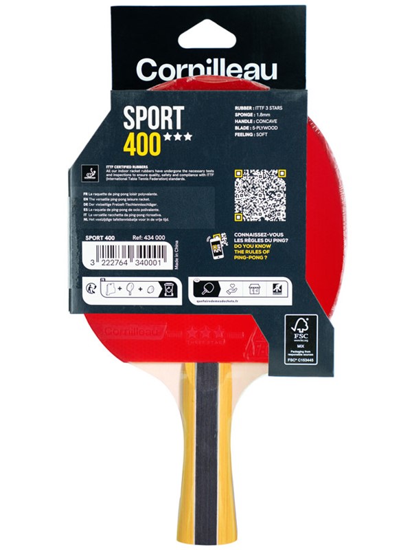 Cornilleau Sport 400 table tennis racket