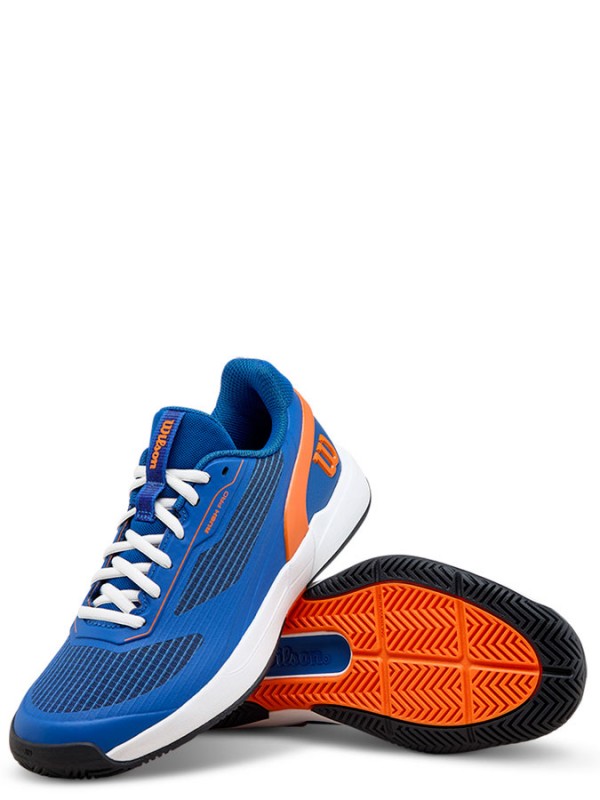 Otroški copati za tenis Wilson Rush Pro 5 Jr. Blue