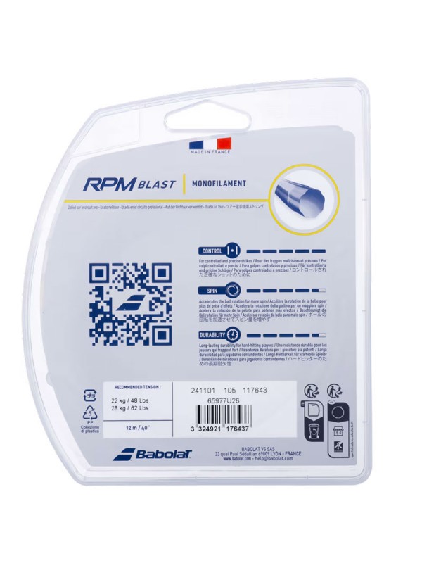 Babolat teniška struna RPM Blast - set 12m
