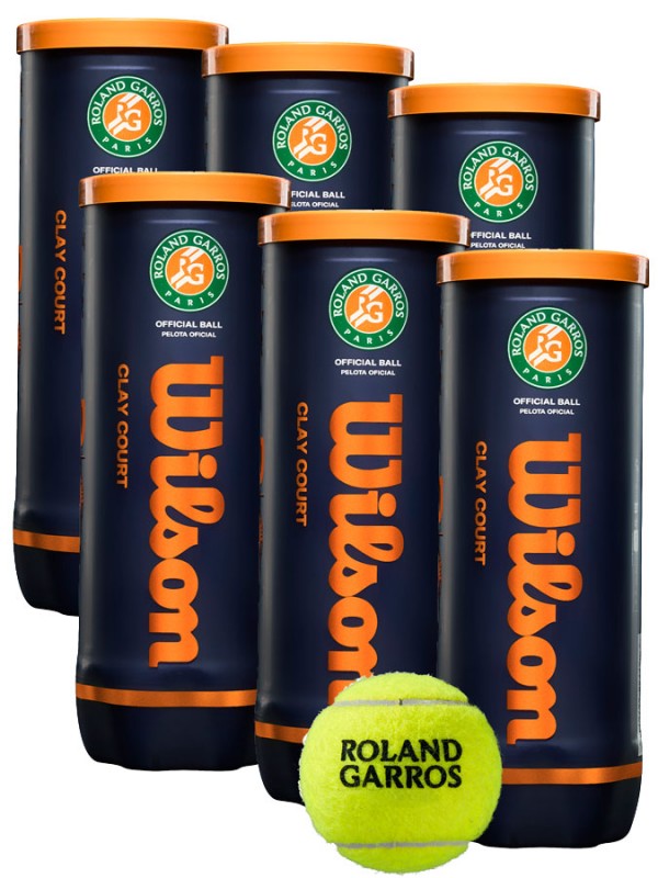 Tenis žogice Wilson Roland Garros Clay 18 žog