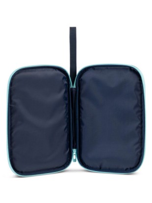 Ovitek za namizno teniški lopar GEWO Single cover Stripes Navy