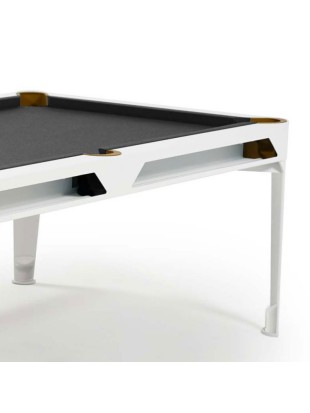 Cornilleau Hyphen biljard miza – bela z dark grey podlogo