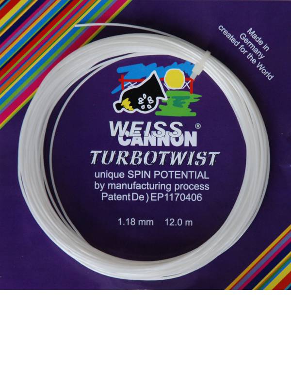 3 x Tenis Struna Weiss Cannon Turbotwist
